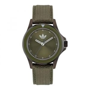 Montre Adidas Originals - Aofh23017 - Vert Tissu - 44mm - 5 Bar - Neuf