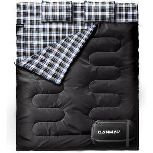 Letnerny-Sac De Couchage Double Xxl Sac De Couchage Couverture Sacs De Couchage 2 Personnes Sac De Couchage Extérieur Petit Sac De Couchage Coton - Neuf