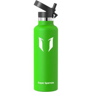 Gourde Isotherme - Bouteille Isotherme - 350ml, 500ml, 750ml, 1l- Gourde Sport Étanche Avec Couvercle À Paille - Gourde Enfant Sans Bpa, Pour Bureau, Maison - Neuf