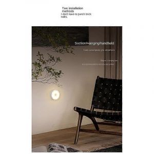 Détecteur de mouvement LED lumière USB veilleuses lampe rechargeable pour cuisine chambre escalier couloir armoire C - Neuf