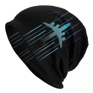 Aviation Avion Skullies Bonnets Casquettes Unisexe Bonnet Hiver Chapeau Tricot&eacute; Chaud Pilote D'avion Aviateur Bonnet Bonnet Casquette De Ski En Plein Air - Neuf