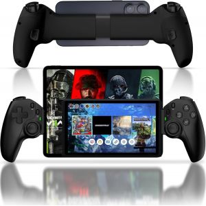 Manette de t&eacute;l&eacute;phone pour iPhone/iPad/Android/PC, manette de jeu D9 pour Switch/PS avec boutons arri&egrave;re programmables/joysticks de hall/d&eacute;clencheur de Hall, contr&ocirc;leur iOS Android compatible avec - Neuf