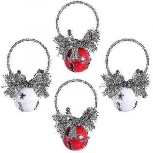 Vacances Bell D&eacute;cor pour les Portes - 4pcs de No&euml;l de la Fen&ecirc;tre paire de crochet - Neuf
