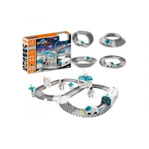 Circuit de 142 pi&egrave;ces avec voiture &eacute;lectrique pour enfants - Neuf