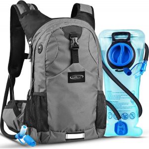 Sac À Dos D'hydratation Avec Vessie D'eau De 2l,20l Imperméable Ajustables À Taille Sac À Dos D'eau Avec Système D'hydratation Pour Femme Homme Course Cyclisme Randonnée Trail Running Voyage.[T326] - Neuf