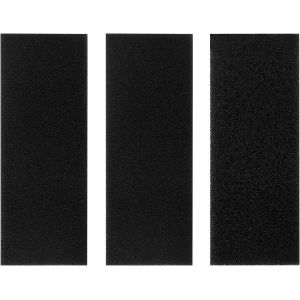 Letnerny-3pcs Éponge De Filtration Pour Aquarium, Mousse Filtre Bassin Aquarium Éponge Filtre Pour Bassin Éponge Filtrante Biochimique Pour Aquarium Étang Fish Tank (2 Tailles, Noir) - Neuf
