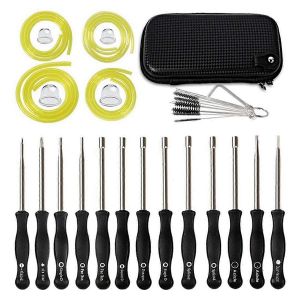 Kit d'outils de brosse de nettoyage de réglage de tournevis de carburateur - Neuf