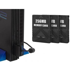 Lot de 3 cartes m&eacute;moire de 256 Mo pour Sony PlayStation 2 PS2 - Neuf