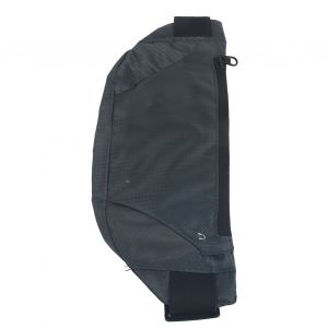 Sac banane impermeable avec 2 grandes poches pour tous les telephones, taille reglable, sac banane de sport, sac banane pour le sport, gris fonce, universel, moins de 17,3 cm - Neuf