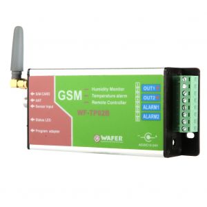 Controleur d'alarme de temperature GSM WF TP02B, telecommande, capteur SMS, surveillance 100-240 V (prise UE) - Neuf