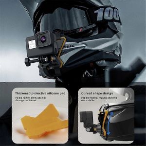 Appareil photo support à dégagement rapide casque de moto mentonnière pour accessoires Gopro12 Sports Camera Mag - Neuf