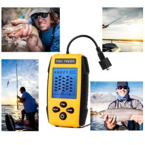 Sondeur De Pêche Sonar À Ultrasons Détecteur De Bancs De Poissons Filaire Écran D&#39;Affichage Fish Finder Tl88 - Neuf