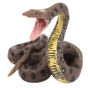 Mod&egrave;le de serpent jouet pour enfants Simulation Reptile Python g&eacute;ant Grand Python Mod&egrave;le de serpent animal sauvage - Neuf
