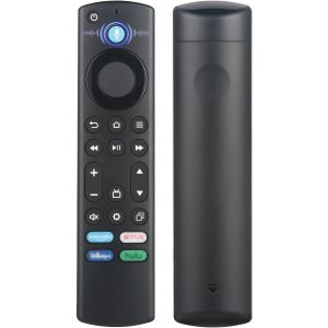 Télécommande Vocale Pro Pour Fire Smart Tv 3È Gén, Tv Stick 4K, Tv Stick 4K Max, Tv Stick (2È/3È Gén), Tv Stick Lite, Tv Cube, Pour Insignia Toshiba Pioneer Smart Tv, Avec Remote Finder - Neuf