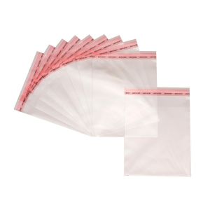 Sachets Plastique Transparentes (8 X 12cm) X 100|Sachet Plastique Bonbon|Sacs En Polypropylène|Fermeture Autocollante|Sacs Alimentaires|Sachet Bonbon|Petit Sachet Plastique - Neuf