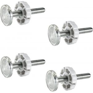 Kalanka-4 Pcs Barrière Sécurité Enfant M10 Tige Filetée Pour Barrière Bébé Ou Animal De Compagnie Stair Gate Tendeur Vis Stair Gate Escalier Extension Lead Screw Rods Kit De Vis - Neuf