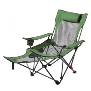 Chaise De Camping Pliante-Duoku - Yl-15005-3 - Réglable 4 Positions - Repose-Pieds Inclus - 100 Kg - Neuf