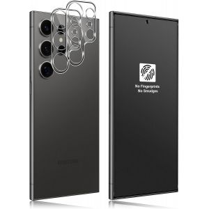 TRAHOO-Couverture Compl&egrave;te Verre Tremp&eacute; Mat pour Samsung Galaxy S24 Ultra 5G et Cam&eacute;ra Arri&egrave;re Protecteur [2+2 Pi&egrave;ces], Anti-Reflet, Anti-Traces de Doigts, 9H Duret&eacute; Matt Protection &eacute;cran - Neuf