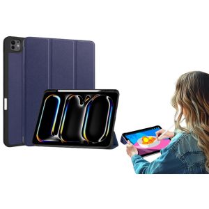 &Eacute;tui pour iPad Pro 13 pouces avec porte-crayon - &Eacute;tui &agrave; rabat antichoc - Cuir PU - Neuf