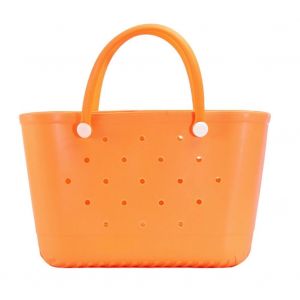 Sac de plage EVA Sac de rangement fourre-tout ouvert &eacute;tanche pour la plage Bateau Piscine Sport Orange - Neuf