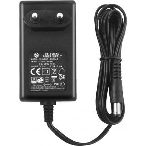 Alimentation Secteur DC 9V 2A, avec connecteur 5,5 mm x 2,1 mm &agrave; polarit&eacute; Centrale Positive, con&ccedil;ue pour Les v&eacute;los d'exercice - Neuf