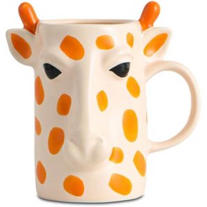 Eryi-Tasse A Cafe Girafe,Mug Girafe Original,Tasse À Thé Personnalisée,Tasse Girafe 3d,Grand Mug Cafe,Cadeaux D'anniversaire Pour Hommes Femmes Garçon Fille Amis Enfants 500ml (Girafe) - Neuf