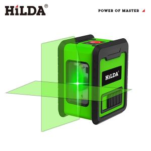 HILDA niveau Laser mètre 2 lignes croix niveau vert Laser niveau Laser à niveau horizontal et vertical auto-nivelant ¿¿¿ => ¿ ¿¿¿¿¿ cadeau pour hommes -SET 3-A - Neuf