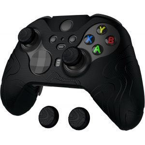 Coque Manette Pour Xbox Elite Series 2 Core Avec Capuchon Joystick,Housse Protection Pour Xbox Elite 2 Controller Cover Skin Silicone-Noir,Édition Mountain Range - Neuf