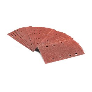 Jeu De Feuilles Abrasives ¿ 40 Pièces ¿ 93 X 190 Mm ¿ Mixpack (10 X Grain 60/80/120/240 Chacun) ¿ Auto-Adhésif ¿ Pour Ponceuses Orbitales ¿ Papier Abrasif ¿ Arc De Ponçage - Neuf