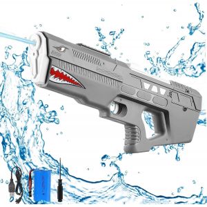Kal-Pistolet À Eau Électrique,Pistolet À Eau Automatique Grande Capacité,Puissants Pistolets À Eau Longue Distance,Jouet De Pistolet À Eau Pour Piscine D'été,Pour Jeux D Eau,L'été,Piscine,Plage - Neuf