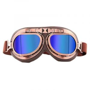 Steampunk R&eacute;tro Pilote Style Pilote Moto Cruiser Scooter Lunettes V&eacute;lo Racing Cruiser - Neuf