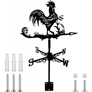 NouvelHorizonstore-Girouette de Jardin Girouette en M&iquest;&iquest;tal Weather Vane Girouette de Toit pour Ext&iquest;&iquest;rieur, Jardin, Toit, Paddock, D&iquest;&iquest;coration - Neuf