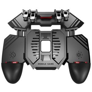 Ak77 Manette De Jeu Mobile Manette De Jeu Pubg Avec Gâchette De Jeu À 6 Doigts Et Refroidissement - Neuf