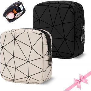 MAA-2 Pièces Trousse de Toilette Homme Femme Pochette Voyage Mini Petite Capacité Rangement Trousse Maquillage Sac Trousse de Toilette Voyage Accessoires Makeup Bag Travel avec Compartiments - Neuf