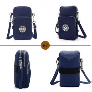 TZF-Sac &agrave; Bandouli&egrave;re pour Femme Sac &agrave; Main pour T&eacute;l&eacute;phone Mini Sac &agrave; Bandouli&egrave;re Multifonction Portefeuille - Neuf