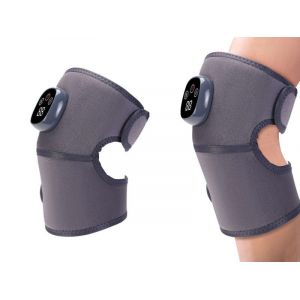 Masseur Chauffant Sans Fil Pour Les Genoux Et Les &Eacute;paules Avec Vibrations Et R&eacute;glages De Chaleur R&eacute;glables - Neuf