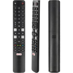Télécommande RC802N Remplacement pour TCL Thomson Smart TV, Compatible avec Thomson TCL télécommande ARC802N RC802N YUI1 32ES560 49UC6406 55C2US - Neuf