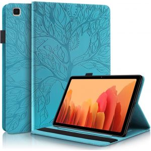 Coque Galaxy Tab A7 10.4"" 2022/2020,Pu Cuir Cover Housse De Protection Tablette Samsung Tab A7 Porte-Crayons Portefeuille Tablet &Eacute;tui Samsung Galaxy Tab A7 T500/T509/T505/T507/T503,Bleu - Neuf