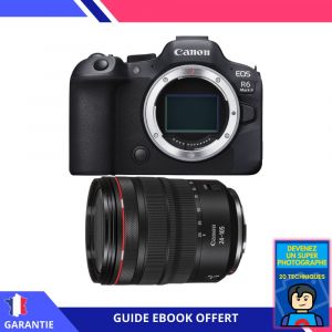 Canon EOS R6 Mark II + RF 24-105mm f/4 L IS USM + Ebook ""Devenez Un Super Photographe"" - Appareil Photo Canon - Neuf