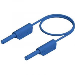 Mvl S 100/1 Au Cordon De Mesure De S&eacute;curit&eacute; Banane M&acirc;le 2 Mm Banane M&acirc;le 2 Mm 1.00 M Bleu 1 Pc(s) - Sks Hirschmann - Neuf
