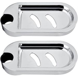 Porte-savon de douche,porte-savon 2 pièces pour barre de douche mur porte-éponge plateau économiseur de savon réglable sh - Neuf