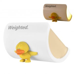 Lampe De Table Canard Rechargeable, Veilleuse Lestee En Forme De Canard, Lumiere Douce Et Chaude Pour Chambre D'enfant, 29,7 X 25,1 X 21,3 Cm - Neuf