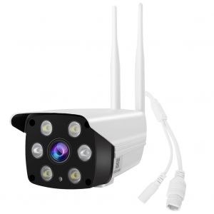 Camera IP exterieure sans fil 1080P, vision nocturne infrarouge, audio, videosurveillance domestique - Neuf