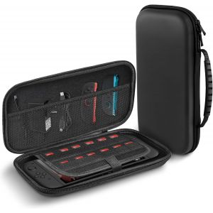 Eryi-Sacoche De Transport Pour 2025 Nintendo Switch 2 Sac De Voyage À Coque Dure En Pu Avec 12 Compartiments Pour Cartes De Jeu Avec 12 Compartiments Pour Cartes De Jeu, Housse De Protection, Sac De - Neuf