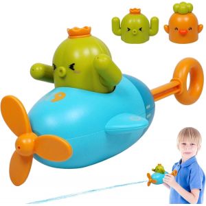 Ayu-Pistolet À Eau, Pistolet A Eau Pour Enfants, Avion Water Gun, Blaster À Eau Grande Portée, Pistolet À Eau Puissant Pour Enfants Jouets D'extérieur, Fêtes À La Piscine, Plages Été Jouets - Neuf