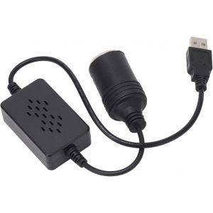 Adaptateur D'alimentation Allume Cigare De Voiture 12 V 3 A Avec Interrupteur ¿ Convertisseur Ac Vers Dc,Chargeur V,8 Connecteurs Dc (Usb) - Neuf