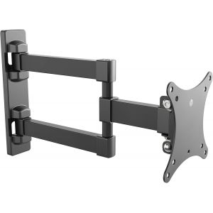 Support Murale Moniteur Orientable S7711 Inclinable Universel 13-27"" (33-69cm) Fix ation Mural Moniteur LED/LCD/Incurvée VESA 100 x 100 Noir - Neuf