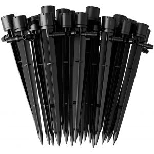 60Pcs Goutteurs d'eau D'irrigation, 8 Trous ?metteurs Goutte &iquest;&iquest; Goutte R&iquest;&iquest;glables Irrigation Goutte &iquest;&iquest; Goutte &iquest;&iquest; Micro-d&iquest;&iquest;bit Syst&iquest;&iquest;me D'arrosage &iquest;&iquest; 360 Degr&iquest;&iquest;s pour Tube 4mm/7mm - Neuf