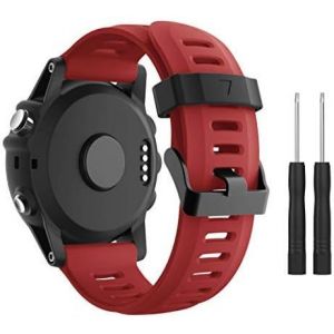 Kalanka-Bracelet De Rechange En Silicone Souple Et Respirant Compatible Avec Fenix 3 / Fenix 3 Hr/Fenix 5x / Fenix 6x / Fenix 6x Pro - Neuf