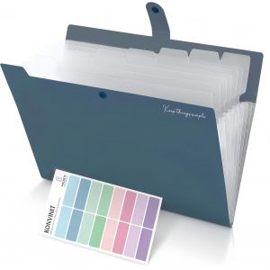 Trieur 13 Compartiments A4 Trieur Document Classeur Rangement Documents Trieur Organiseur Extensible Trieur Accord&eacute;on Pour Bureau, &Eacute;cole, Maison - Neuf